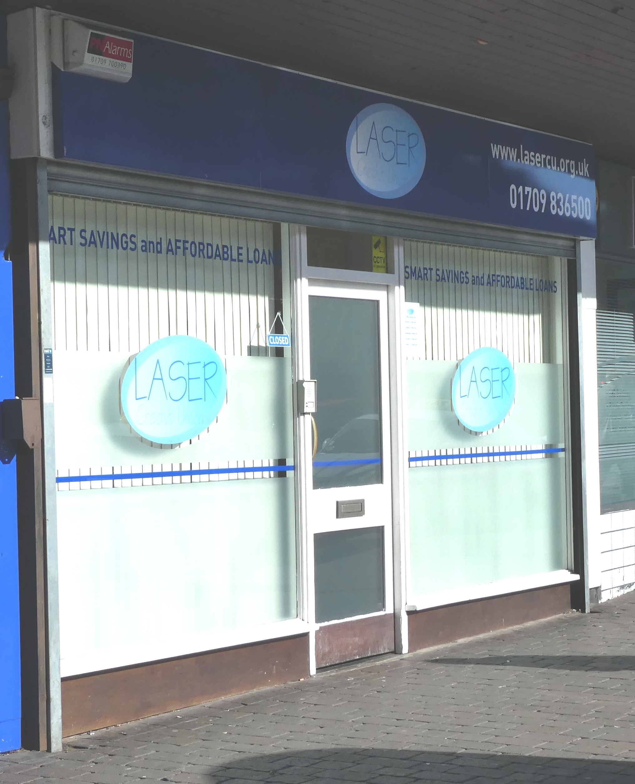 LASER Credit Union Ltd 2 Effingham Square Town Centre Rotherham